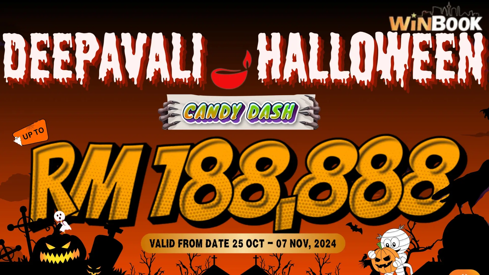 Dive into the Deepavali & Halloween Candy Dash at Winbook!